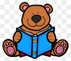 Love Reading Clipart Collection - Bear Reading A Book Clipart