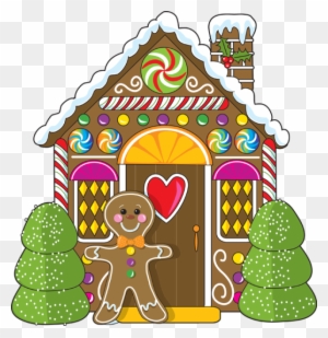 Christmas - Christmas Gingerbread House Clipart