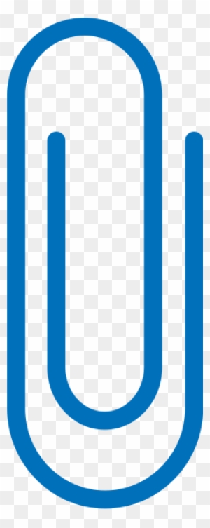 Paperclip Blue - Paper Clip Blue Icon