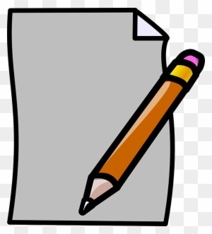 Pencil And Paper Clipart