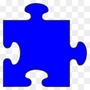 Autism Puzzle Piece Blue