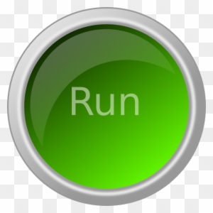 Run Push Button Clip Art At Clker - Glossy Green Button Png