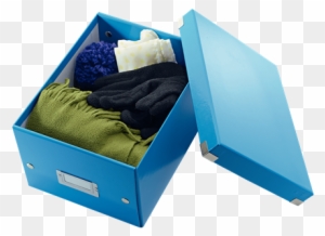 Universal Small Storage And Transportation Box For - Leitz Storage Box S Click & Store Wow Blue
