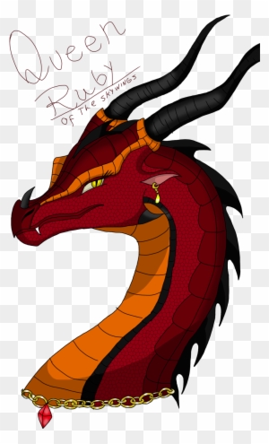 Queen Ruby, Of The Skywings By Anapauladbz - Drawing Winter From Wings Of Fire