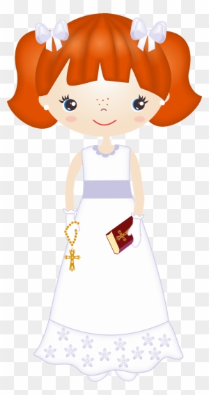 First Communion Girls Firstmunion Clip Art Oh My - Girls 1st Communion Png