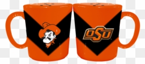 Oklahoma State Cowboys Chevron Style Salt & Pepper - Oklahoma State Cowboys And Cowgirls