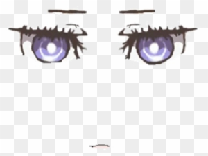 Anime Face,blue Eyes - Roblox - Free Transparent PNG Clipart Images Download