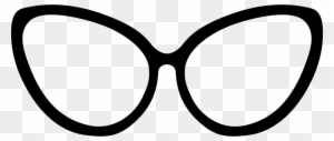 Cat Eye Glasses Cartoon Download - Eye Glasses Clip Art