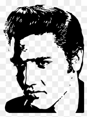 Elvis Presley Stencil - Elvis Presley Face Stencil