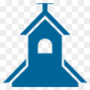Steeple Clipart Blue Church - Church Icon Blue