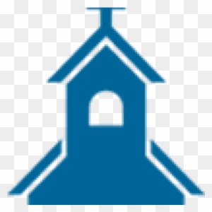 Steeple Clipart Blue Church - Church Icon Blue