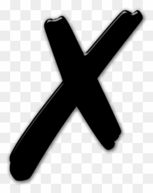 Wrong Cross Clipart Black And White - X Mark