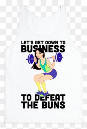 Let's Get Down To Business Parody Tank Top - Active Tank