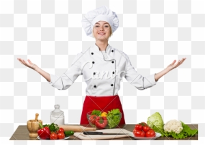 Juggler Female Asian Cook Against Color Background - Cook Woman Png