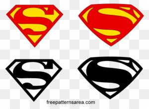 Superman Symbol Logoâ€“vectors Stencil Silhouette Design - Superman Logo Png