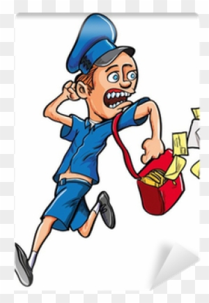 Postman - Mail Man Cartoon - Free Transparent PNG Clipart Images Download