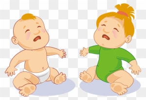 Infant Crying Clip Art - Adobe Illustrator