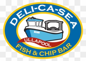Delicasea Fish And Chips Ullapool - Fish And Chips Shop Logo