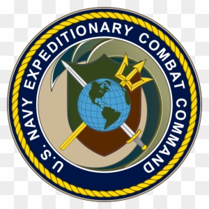 Creative Military Logos Clip Art Medium Size - Naval Expeditionary Combat Command