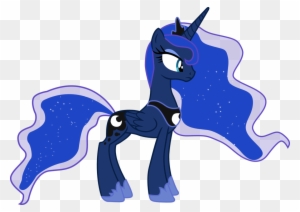 In The Alternate World Shown In My Little Pony - Mlp Princess Luna Vectors