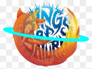 Rings Of Saturn Firefox Logo By Pouar - Rings Of Saturn Logo