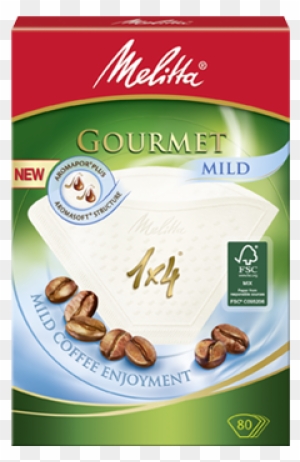 Melitta Gourmet® Mild Coffee Filters - Melitta Filterbags 1 X 4 Gourmet Mild Pack Of 80
