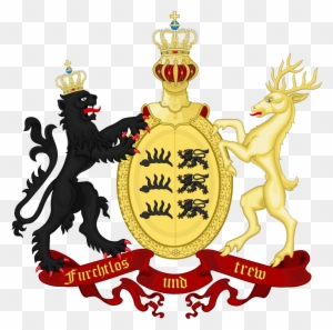 2000px-coat Of Arms Of The Kingdom Of Württemberg, - Kingdom Of Wurttemberg Coat Of Arms