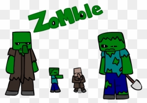 Zombie And Villager Zombie By Starman-omega - Minecraft