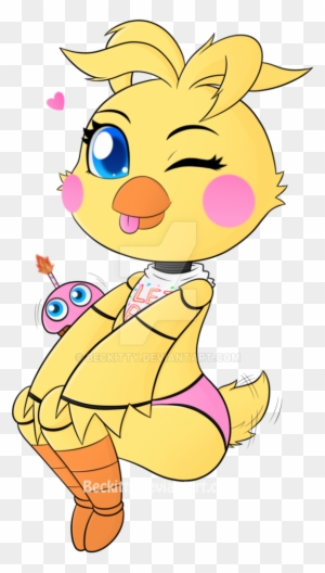28 Collection Of Chica Drawing Cute - Toy Chica Drawing Cute