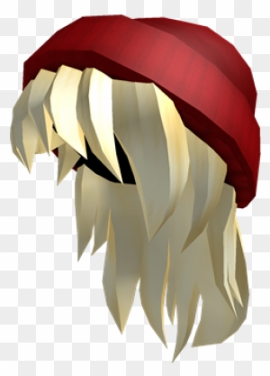 Red Beanie Blone Hair Roblox Free Girl Hair Free Transparent Png Clipart Images Download - free hair roblox 2019