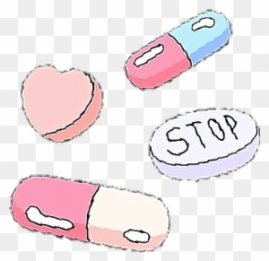 Tumblr Pills Medication Color Pastillas Love Heart - Love - Free  Transparent PNG Clipart Images Download