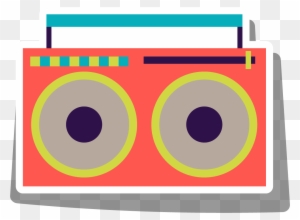 Tape Recorder Clip Art - Cartoon Icon Radio Png