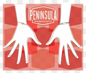 Peninsula Mercantile Jewelry Ad Graphic Design Vintage - Illustration