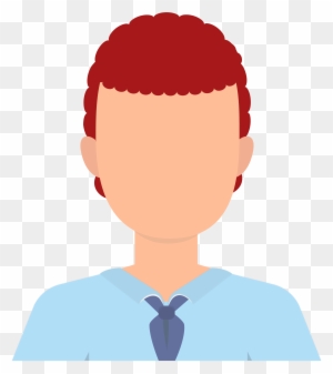 Red Hair Nose Illustration - Head Of A Man