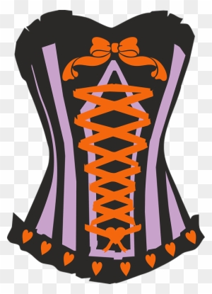 Old Fashioned Lace Up Corset - Corset Lacing Vector Free Download