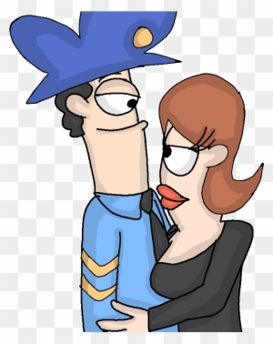 Skinny Cop X Lady Robber By Wumowumo - Cartoon - Free Transparent PNG