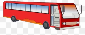 Free Vector Bus Clip Art - Different Means Of Transport