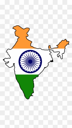 Last Minute India Map And Flag For Mobile Phone Wallpaper - India Country With Flag