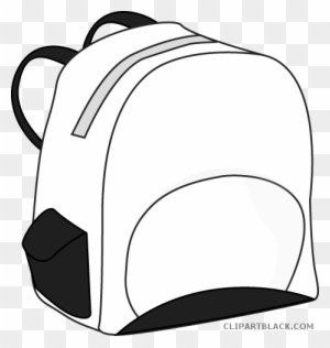 school bag clip art black and white