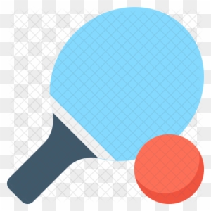 Tennis Bat Icon - Ping Pong