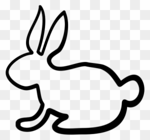 Pin Bunny Clipart Black And White - Easter Bunny Clip Art
