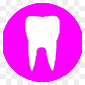 Clipart Tooth Tooth In Circle Clip Art At Clker Vector - Student Button Png Icon