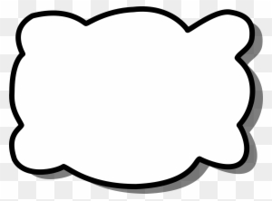 Text Bubble Template - Transparent Clipart Speech Bubble - Free ...