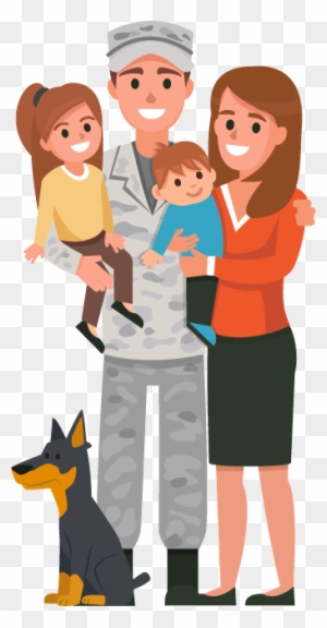 Military Clipart Military Family - Clip Art Military Family
