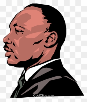 Martin Luther King Royalty Free Vector Clip Art Illustration - Martin Luther King Png
