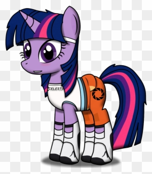 Celesti Labora Portal 2 Pony Twilight Sparkle Pinkie - Twilight Sparkle My Little Portal