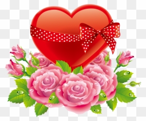 Heart Rose Valentines Day Love - Good Night Love Flower