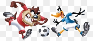 Soccer Cartoon Images - Daffy Duck Playing Soccer