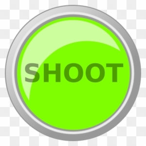 Green Shoot Button Svg Clip Arts 600 X 600 Px - Shoot Button Png