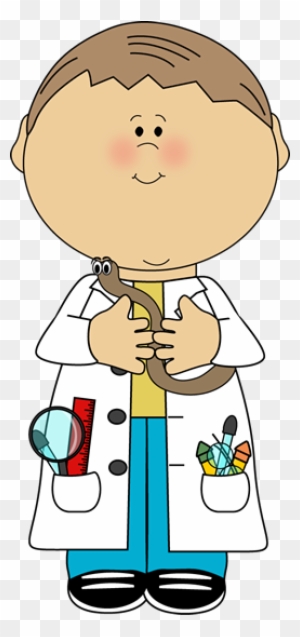 Boy Scientist With Worm Clip Art Image Boy Scientist - Boy Scientist  Clipart - Free Transparent PNG Clipart Images Download